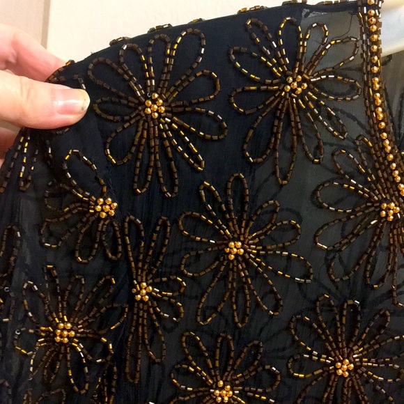 πFESTIVE SHEER BEADED JACKET - Picture 5 of 10